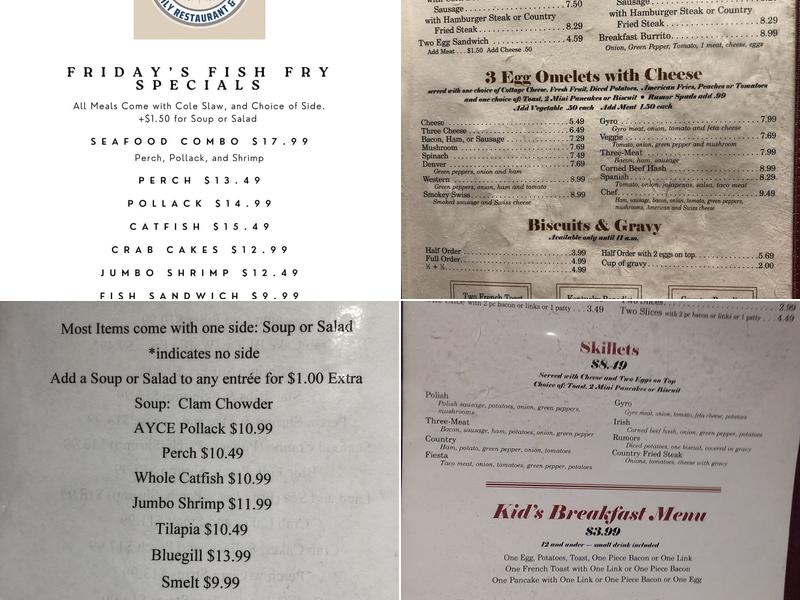 Rumors II Restaurant & Bar Menu