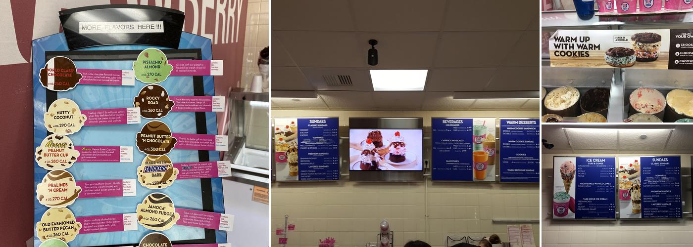 Baskin-Robbins Menu