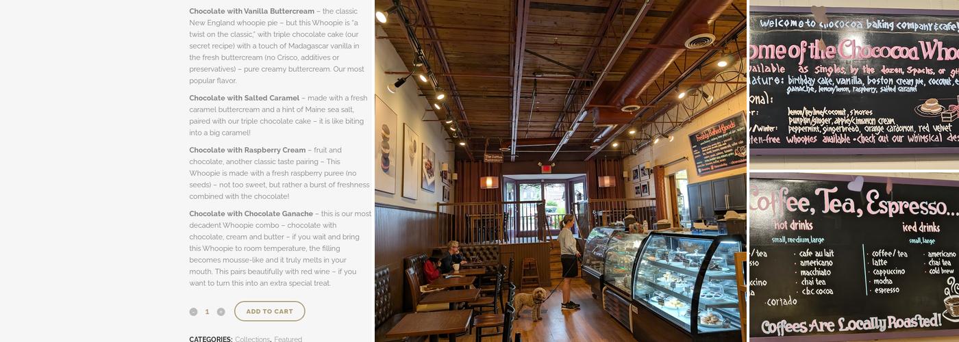 Chococoa Baking Co. & Cafe Menu