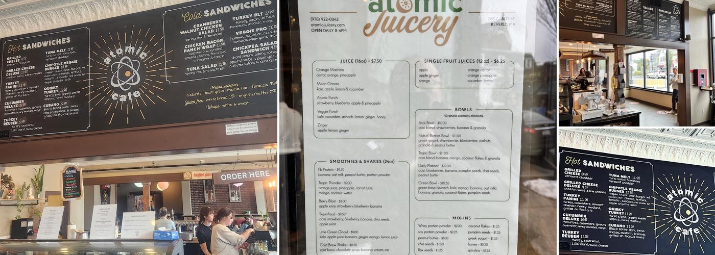 Atomic Cafe Menu