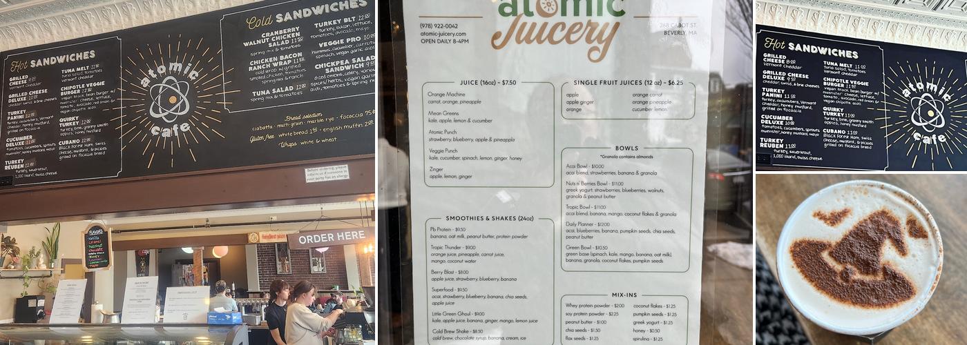 Atomic Cafe Menu