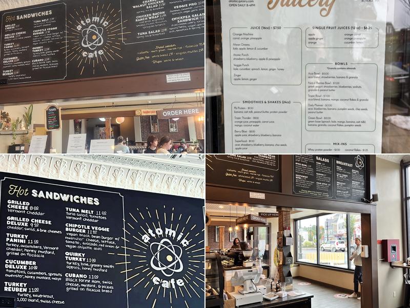 Atomic Cafe Menu