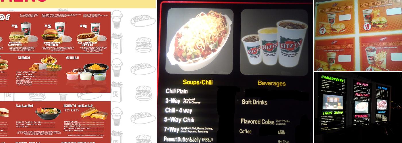 Ritzy's Menu