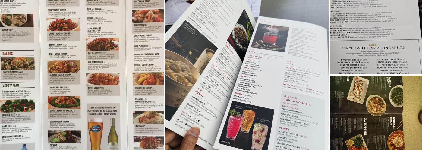 P.F. Chang's Menu