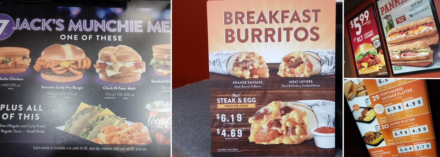 Jack In The Box Menu