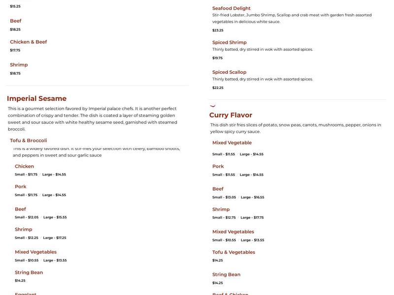 Teatone Menu