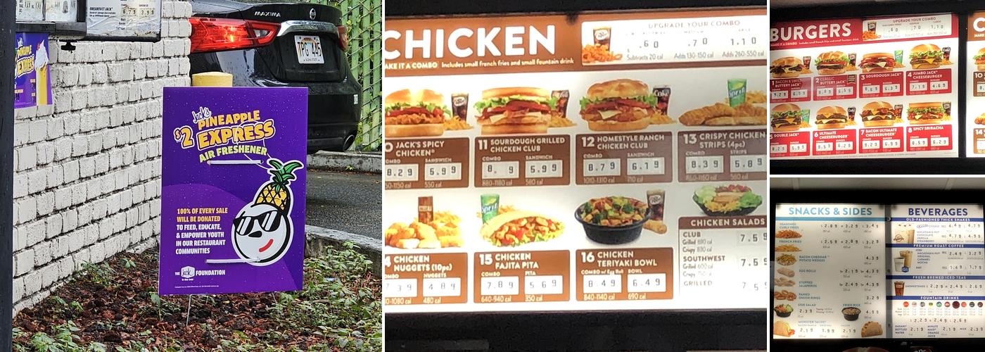 Jack In The Box Menu