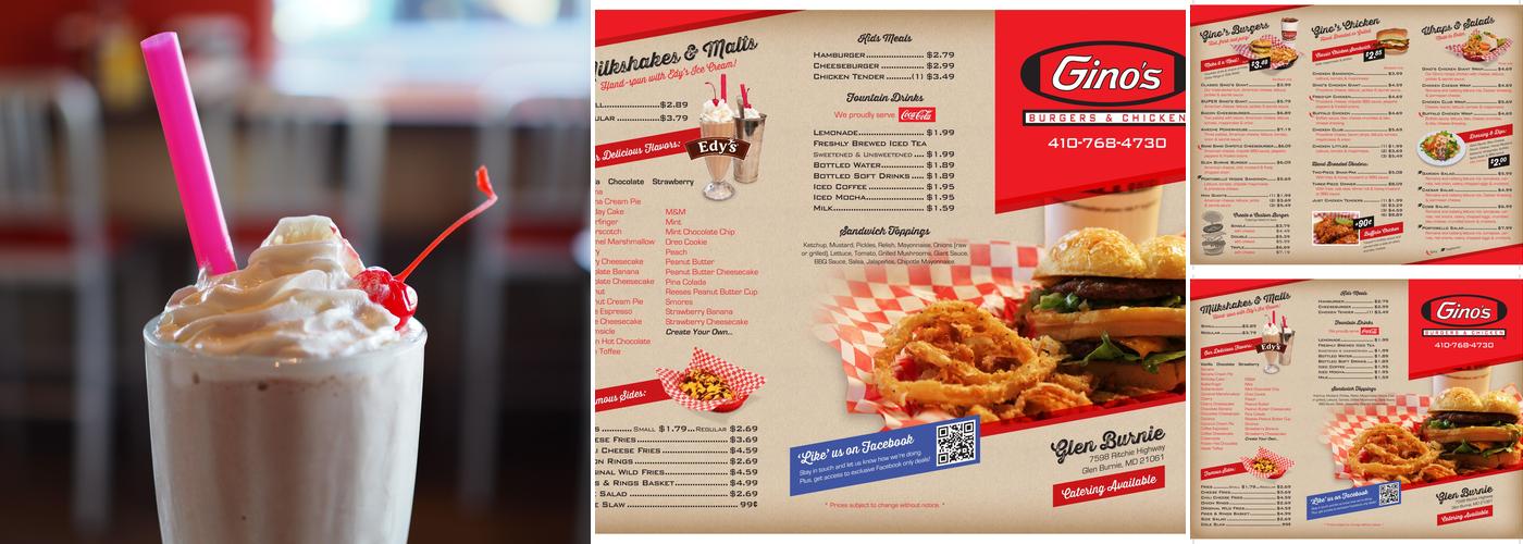 Gino's Menu