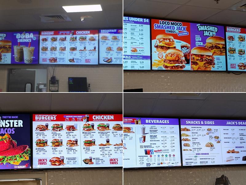 Jack in the Box Menu
