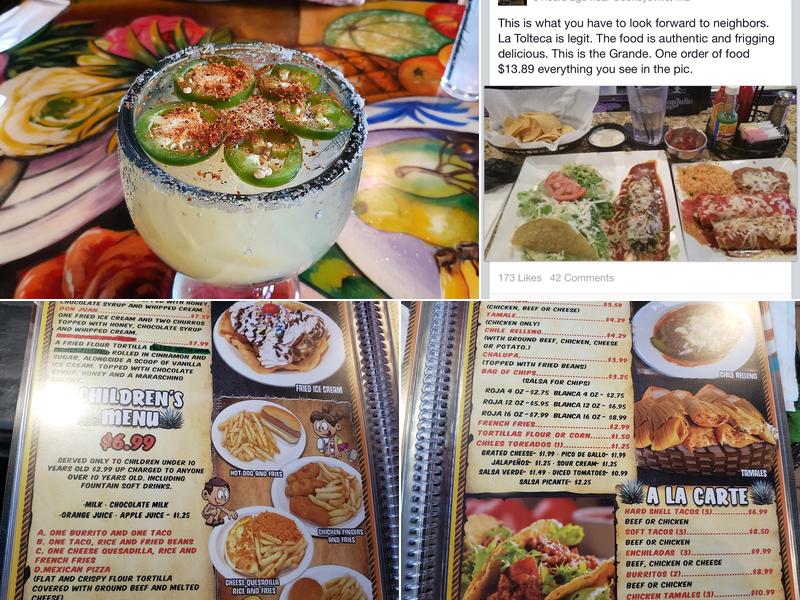 La Tolteca Menu
