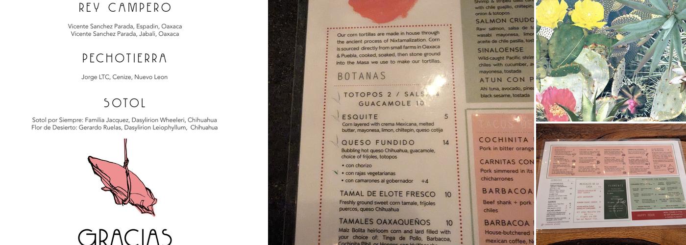 Clavel Menu