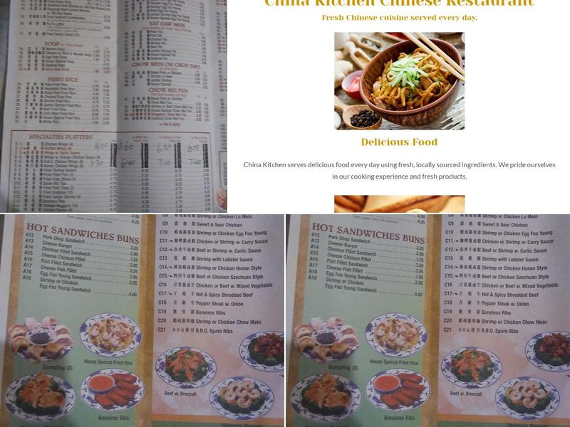China Kitchen Rest Menu