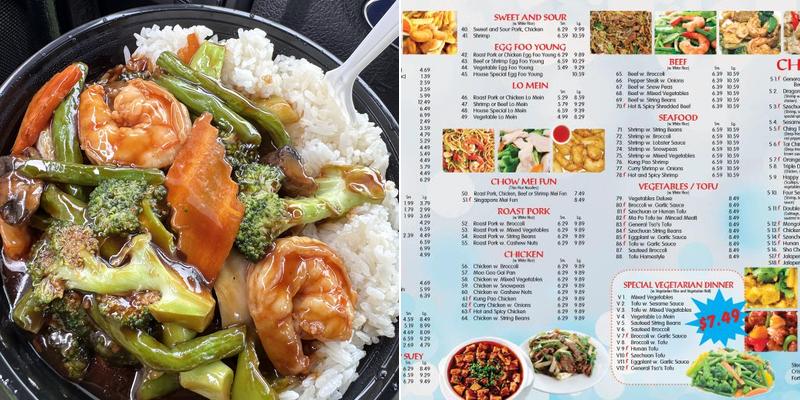China Chef Menu