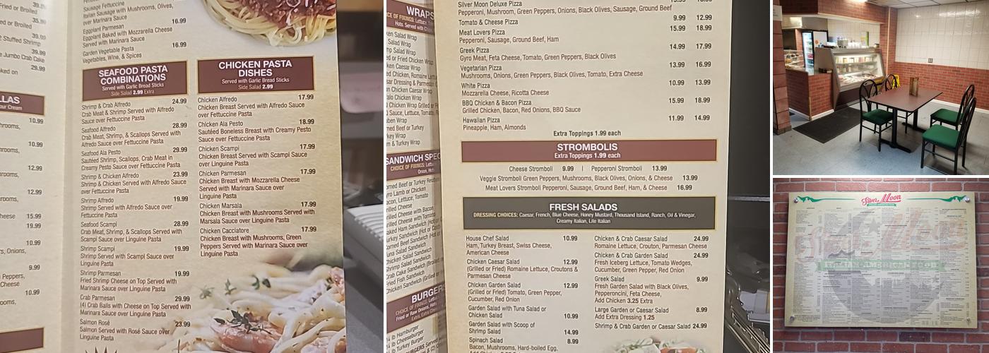 Silver Moon 1 Menu