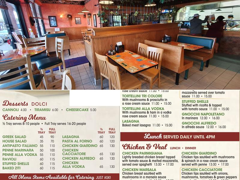 Pizza Blitz Menu