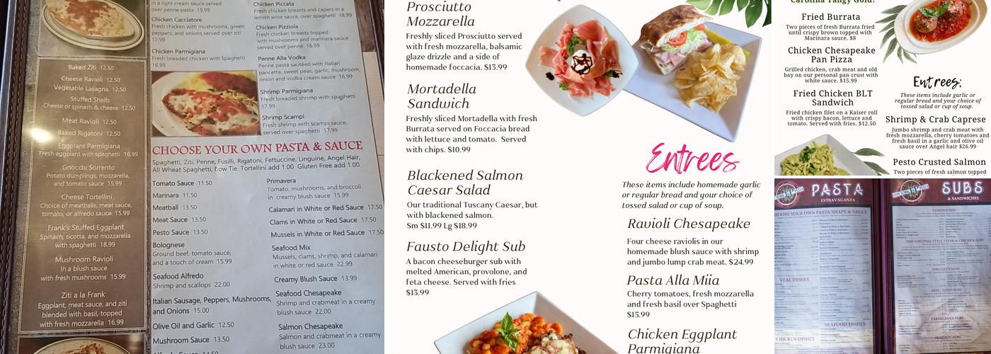 New York J & P Pizza Menu