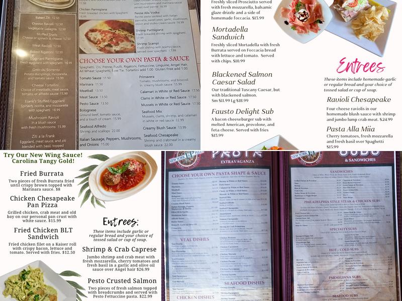 New York J & P Pizza Menu