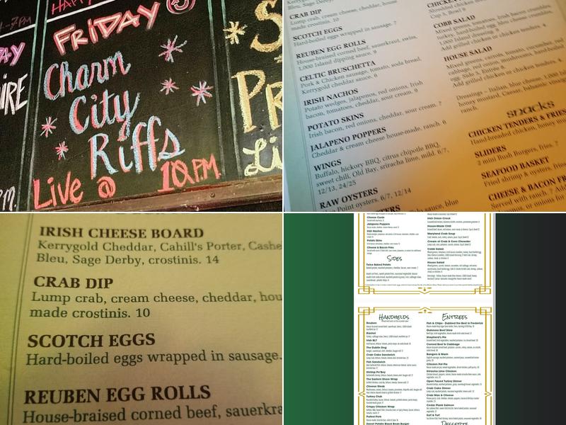 Bushwaller's Menu