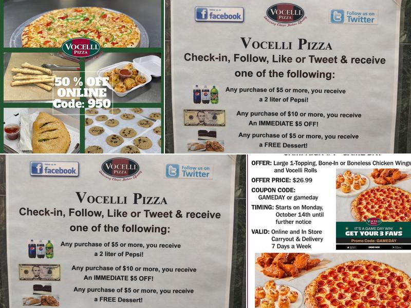 Vocelli Pizza Menu