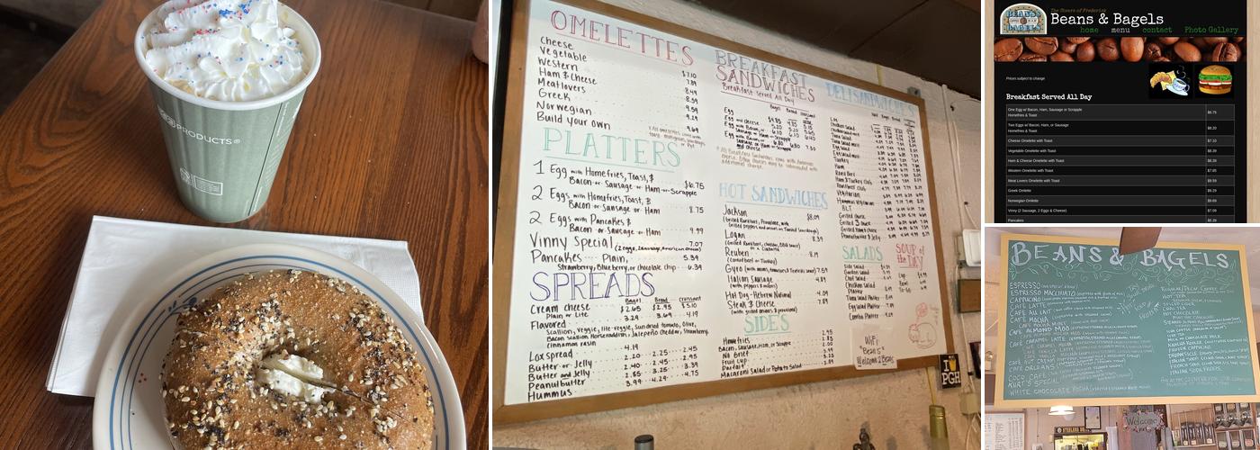 Beans & Bagels Menu