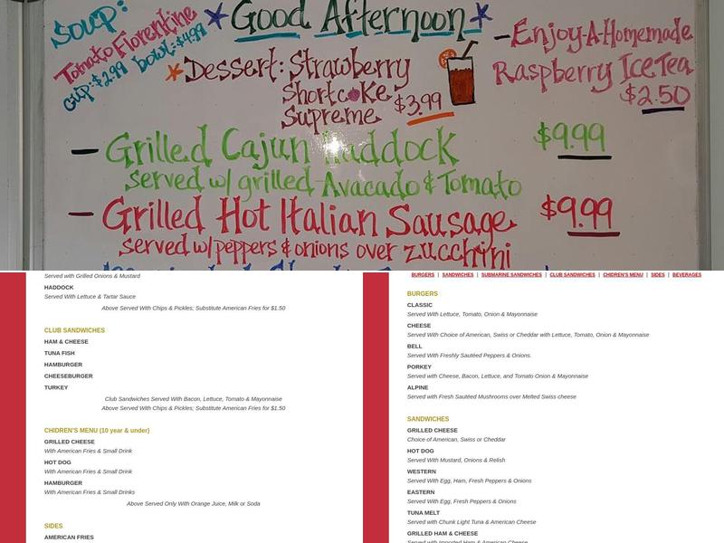 Eggie’s Menu