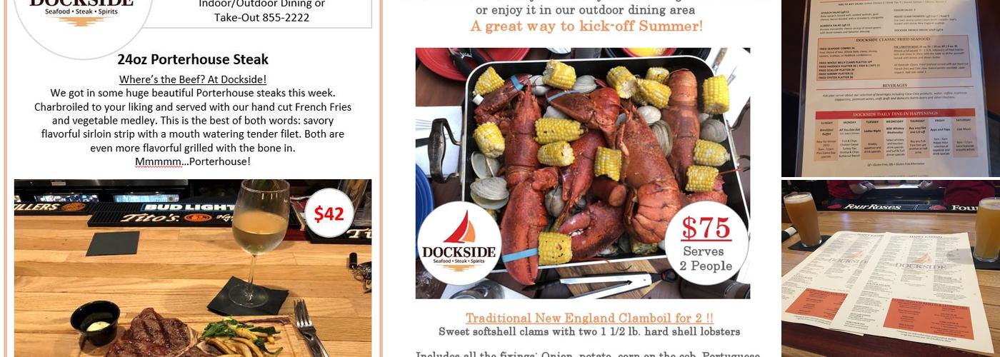 Dockside Restaurant Menu