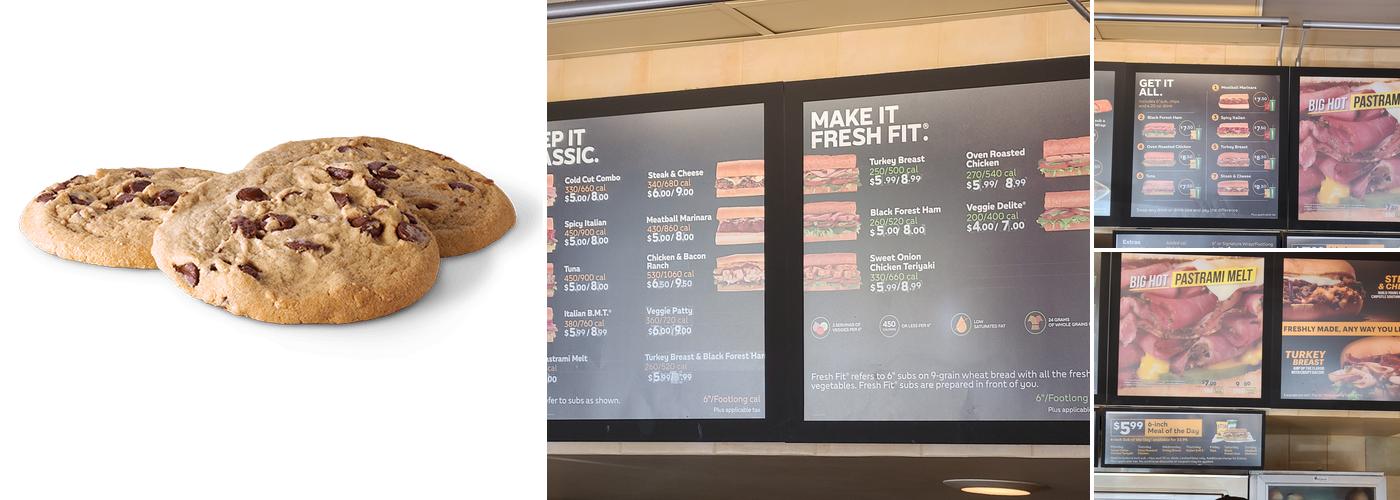 Subway Menu
