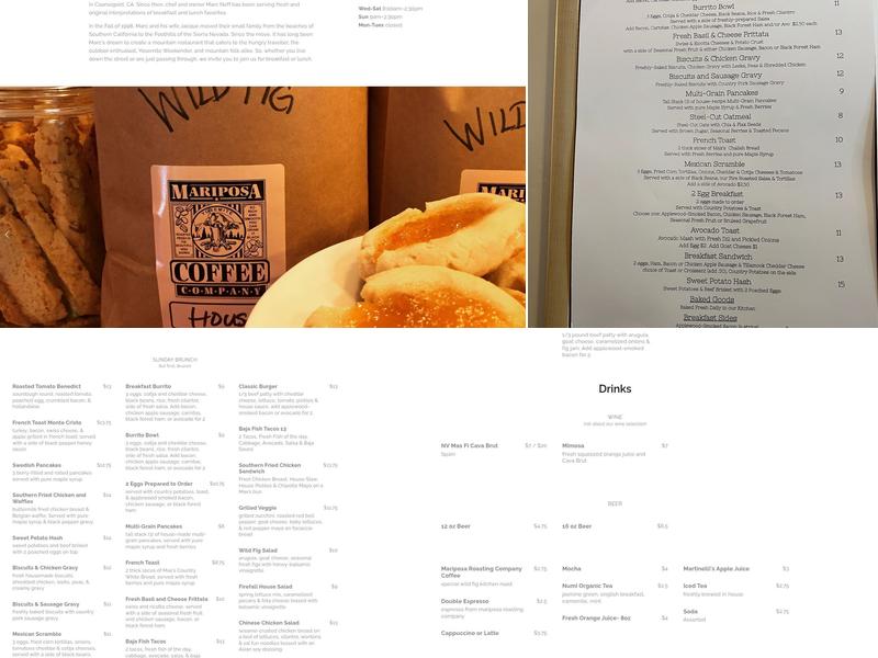 Wild Fig Kitchen Menu