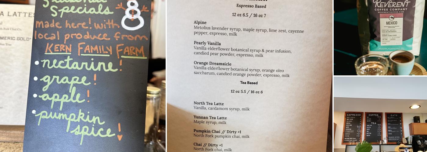 Clouds Rest Coffee Menu