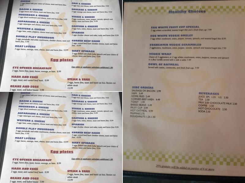 The Copper Lantern Menu