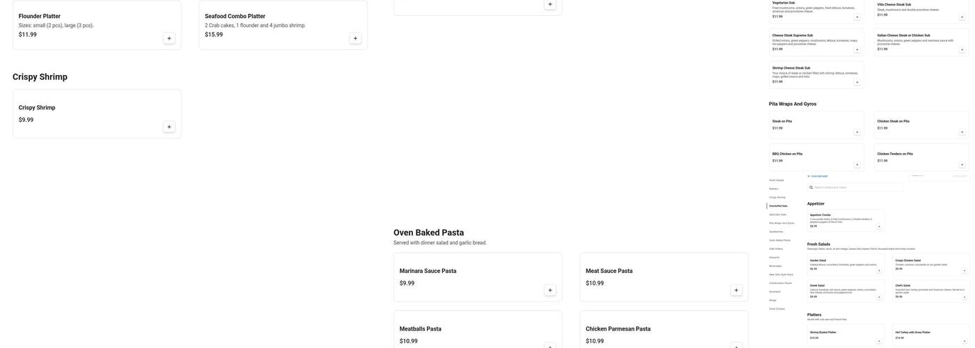 Pizza Villa & More Menu