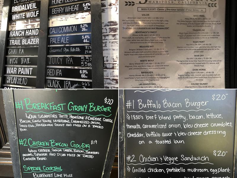 1850 Restaurant and Brewery Menu