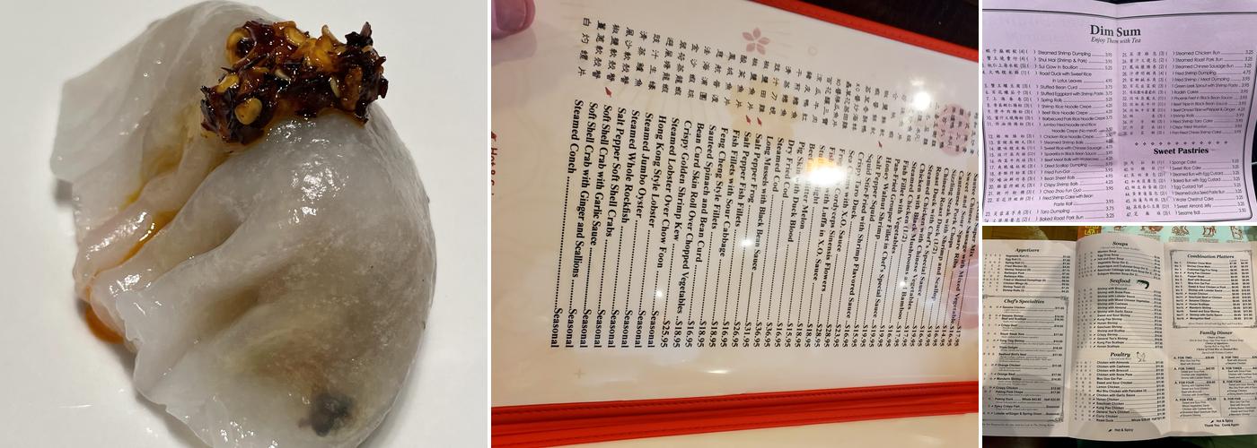 Silver Fountain Menu