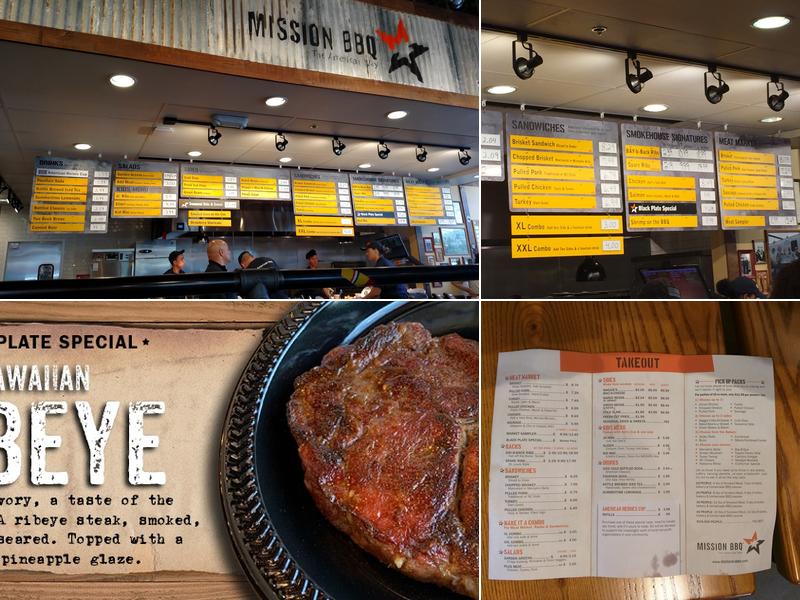 MISSION BBQ Menu
