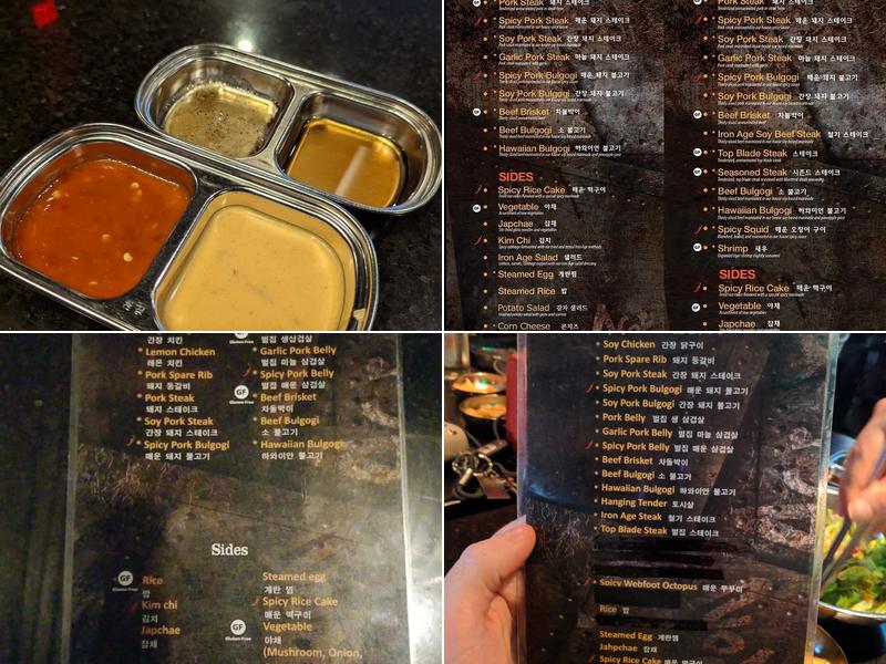 Iron Age Menu