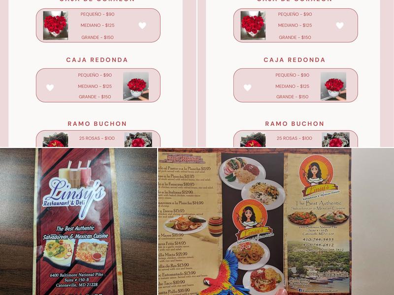 Linsy's Hispanic Store Menu