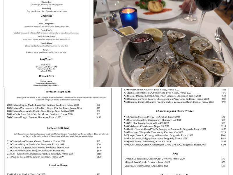 Bleu Menu