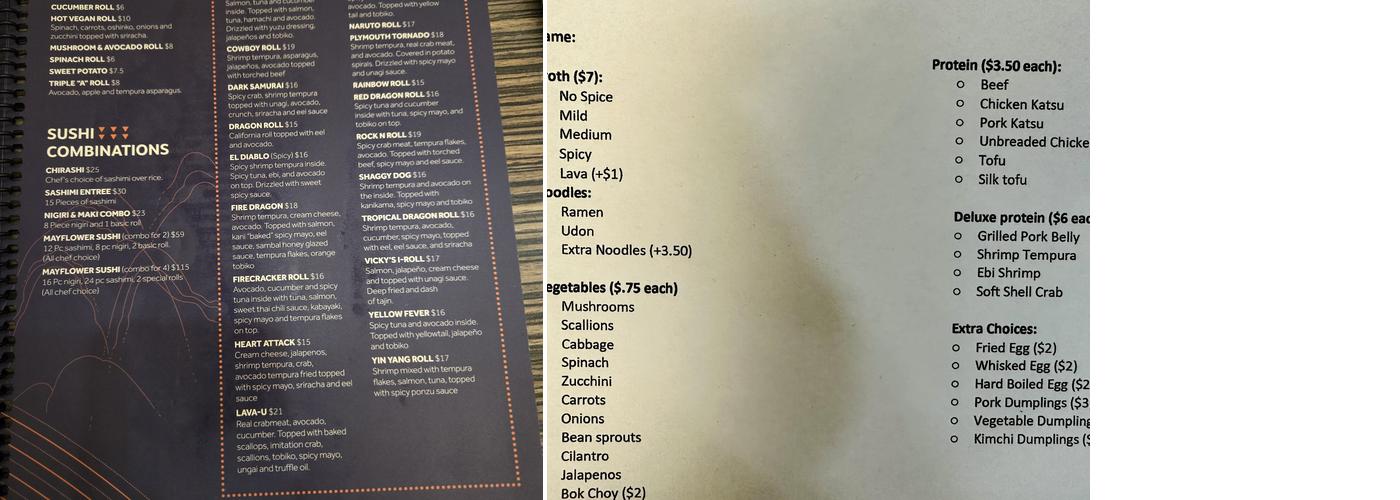 Kogi Bar & Grill Menu