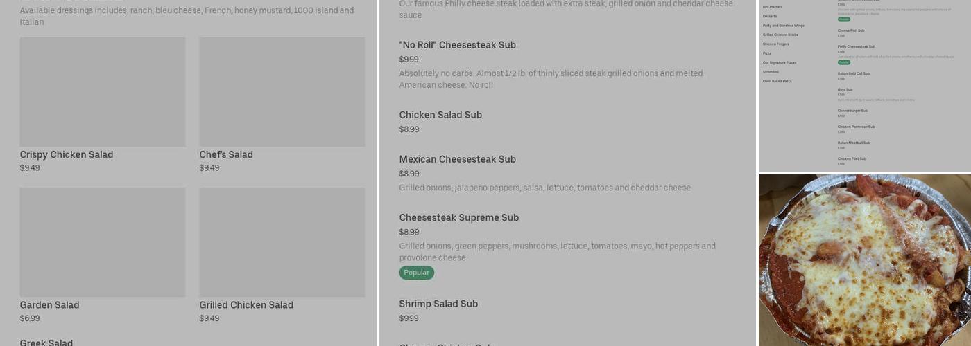 Wings N things Menu