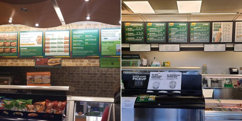 Subway Menu