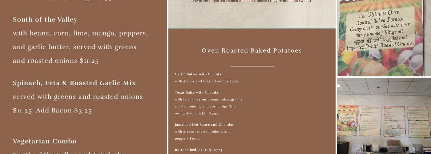 Potato Valley Café Menu
