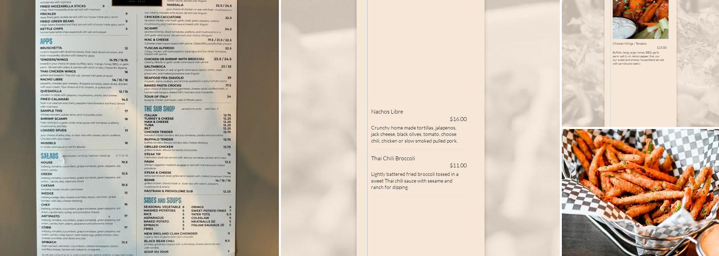 PPC KITCHEN & BAR Menu