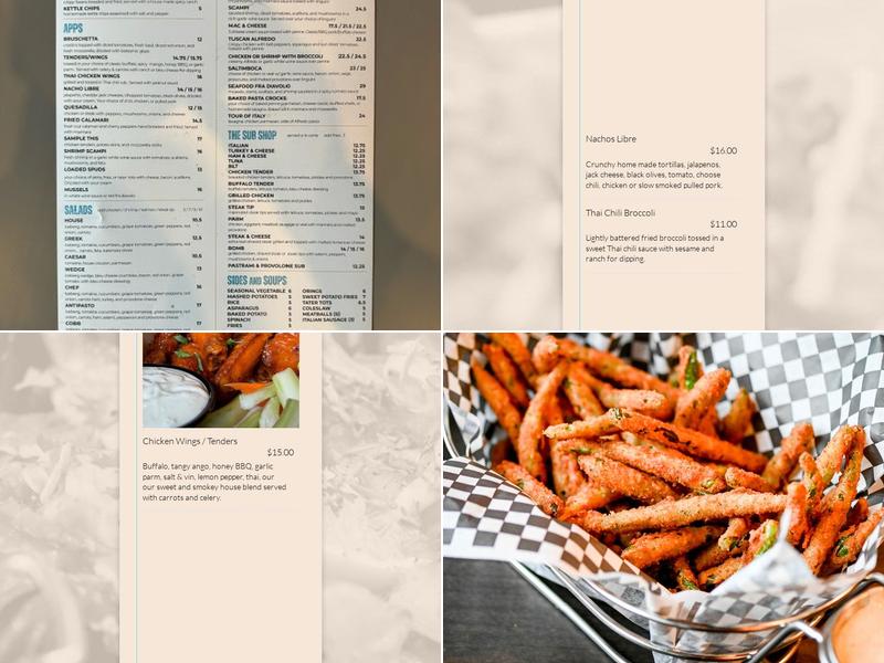 PPC KITCHEN & BAR Menu