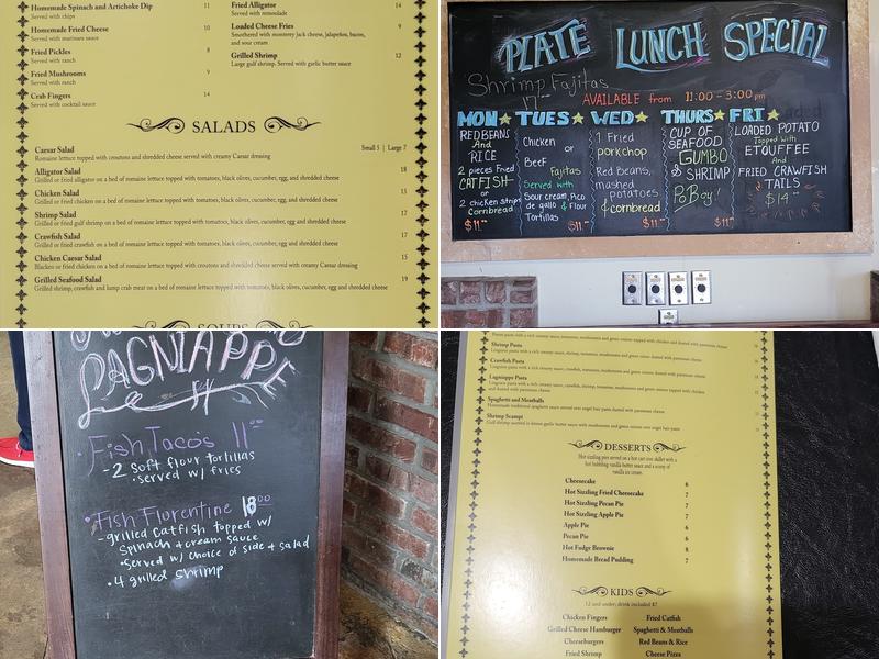 Lagniappe Menu