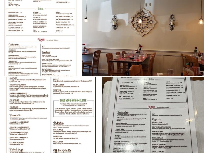 Eggcellence Menu