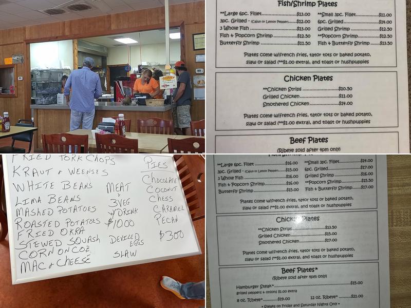 Fish Hut Menu