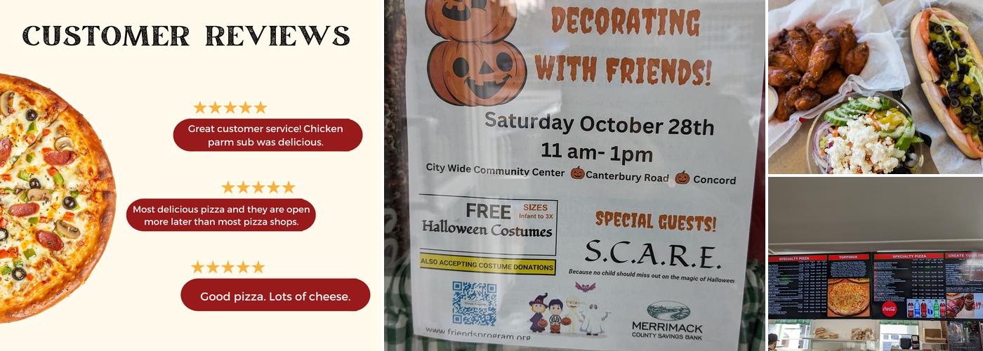 Constantly Pizza Menu