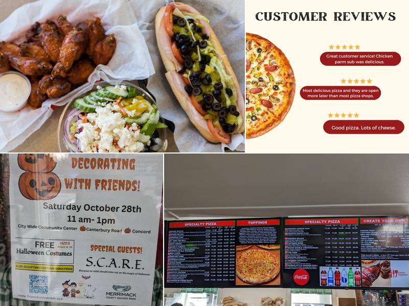 Constantly Pizza Menu