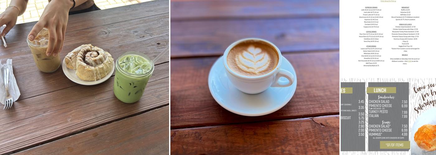 Three Tree Coffee Roasters Menu