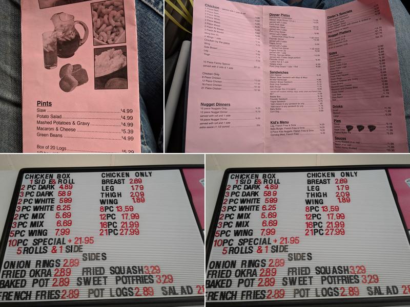Lex's Menu